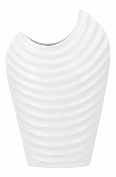 Váza ESTERO 26 cm (sklolaminát) (biela)