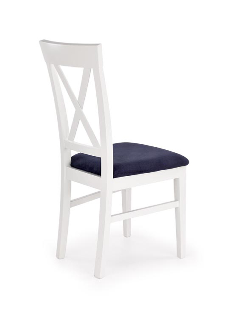 Jedálenská stolička Bardog (biela + sivá)