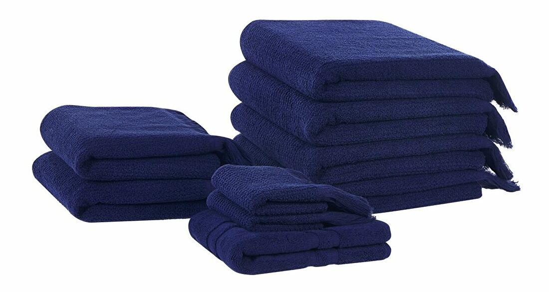 Sada 9 ks uterákov Annette (modrá)