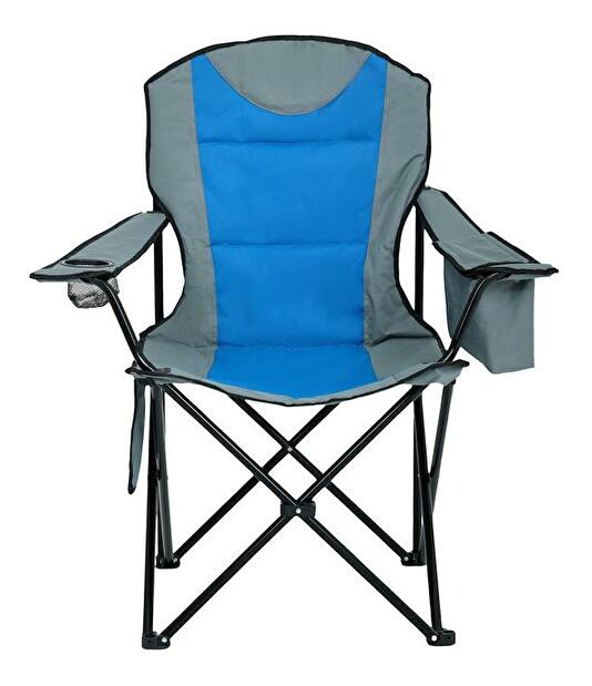 Kempingová stolička Futo (sivá + modrá)