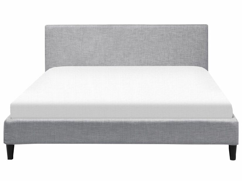 Manželská posteľ 180 cm FUTTI (s roštom) (sivá)