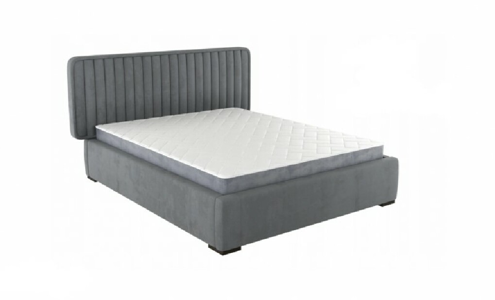 Čalúnená posteľ 160x200 cm Arianna (sivá)