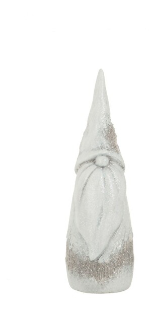 Figurína Jolipa Vianočná postavička Natural White Forest (10x9x29cm) (Sivá)