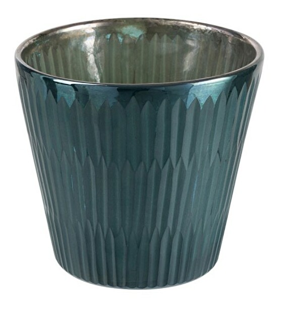 Dekoračná váza Jolipa Extravaganza (16x16x15cm) (Modrá)