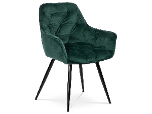 Jedálenská stolička Charli-GRN4 (zelená + čierna)