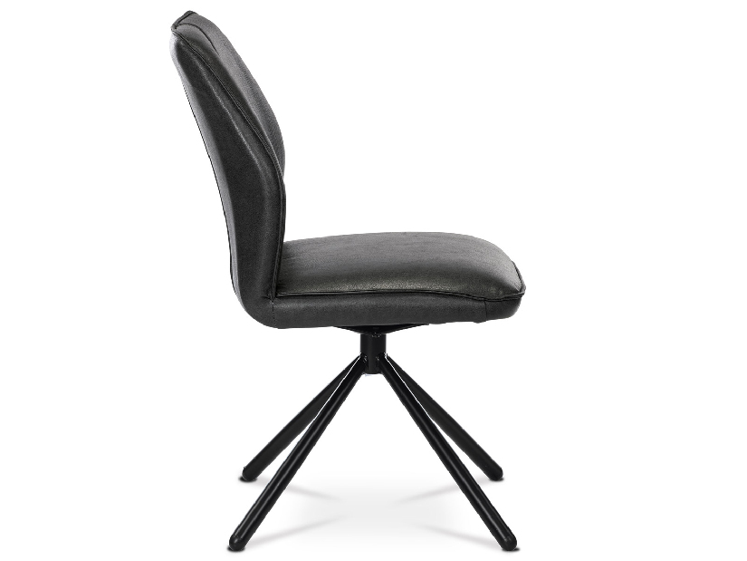 Jedálenská stolička Herbia-397-GREY3 (tmavosivá + čierna)