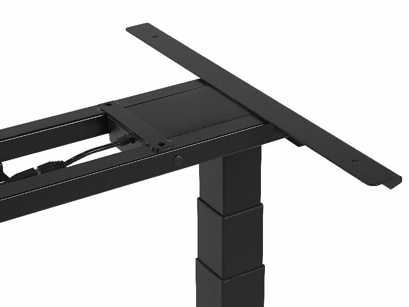 Písací stôl DESIRA II (160x72 cm) (sivá) (el. nastaviteľný)