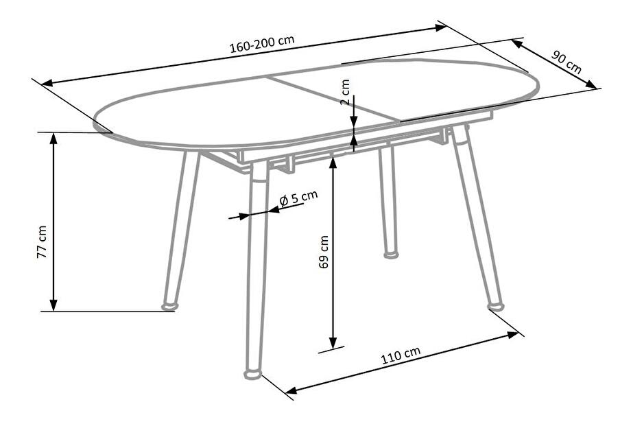 Jedálenský stôl Avery (pre 6 až 8 osôb)