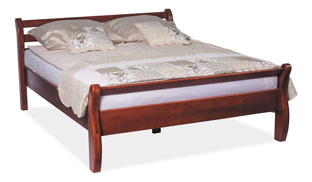 Manželská posteľ 160 cm Alfine (s roštom)