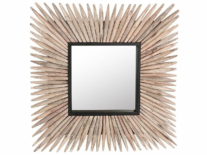 Nástenné zrkadlo Stavrola (svetlé drevo) 