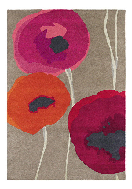 Ručne všívaný koberec Sanderson Poppies 45700