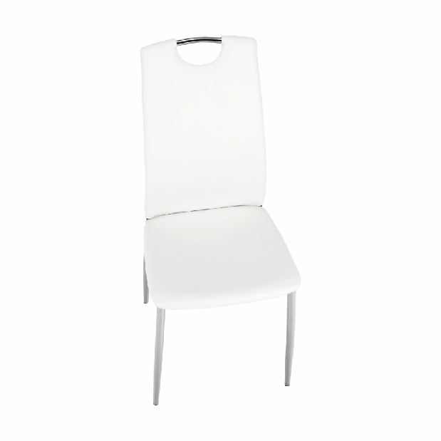 Jedálenská stolička Eglish (biela) *výpredaj