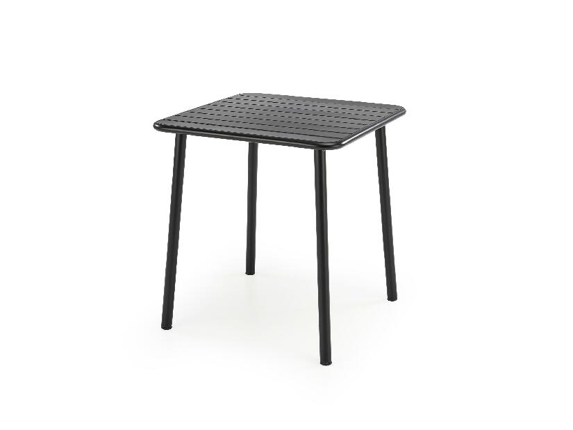 Záhradný stolík Basto 2 (čierna) (pre 2 osoby)