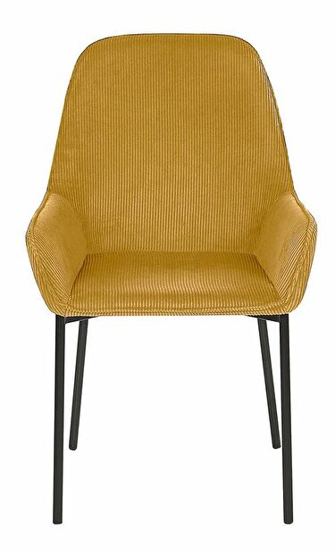 Set 2 ks. jedálenských stoličiek LARNO (žltá)