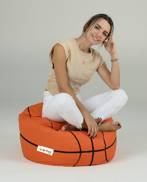 Sedací vak Basket (Oranžová)