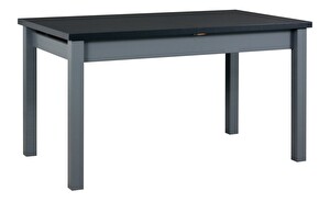 Jedálenský stôl Mitchell 1 XL (čierna + grafit) (pre 6 až 8 osôb)