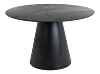 Jedálenský stôl Alphonse (sivá + čierna) (pre 4 osoby)
