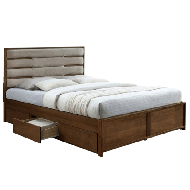 Manželská posteľ 160 cm Begoa (s roštom) *bazár