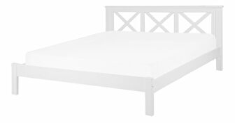 Manželská posteľ 180 cm Taylor (biela) (s roštom)