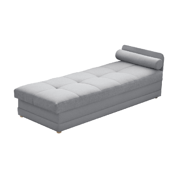 Jednolôžková posteľ (váľanda) 80 cm Rinok (sivá) (s úl. priestorom)