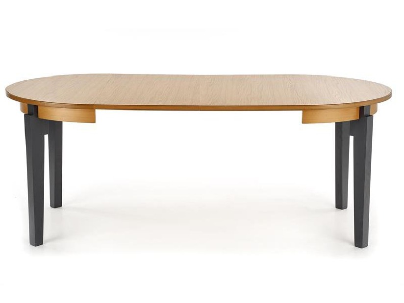 Rozkladací jedálenský stôl 100-200 cm Saras (dub zlatý +grafit) (pre 6 8 osôb)
