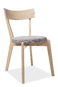 Jedálenská stolička Amarelo (sivá)