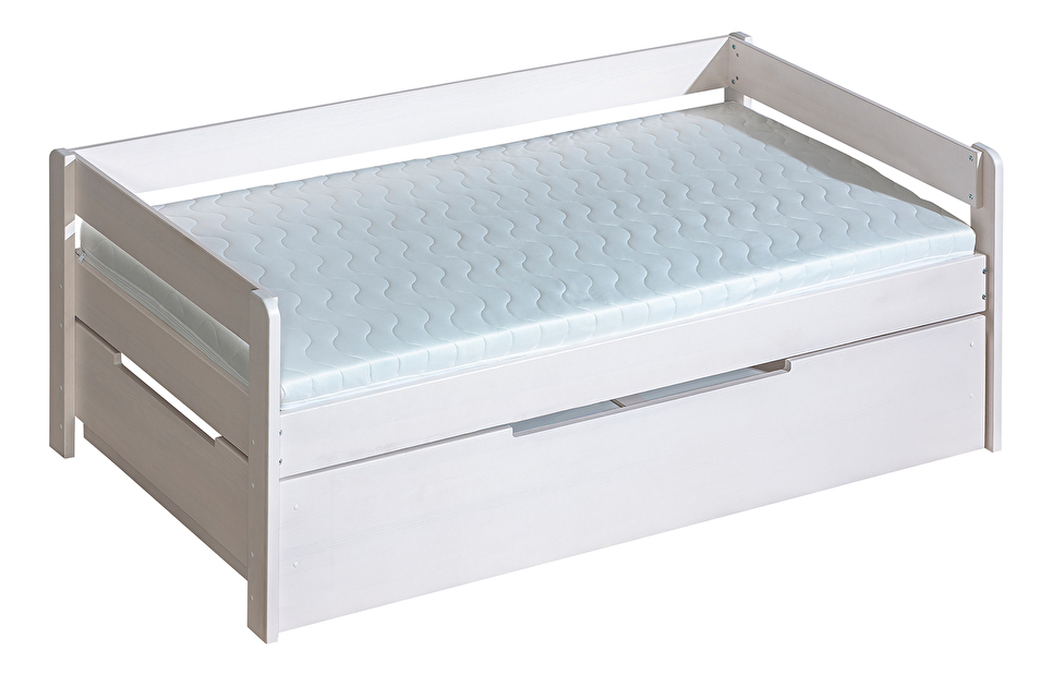 Jednolôžková posteľ 90 cm Balos (s roštom a úl. priestorom)