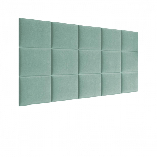 Set 3 ks. čalúnených panelov Pag 40x30 cm (biela erkokoža) *výpredaj