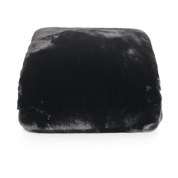 Kožušinová deka 150x180 cm Rarea New (čierna)