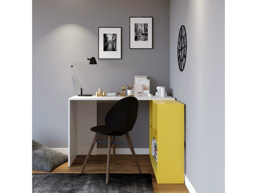 PC stolík Canada (biela + žltá)