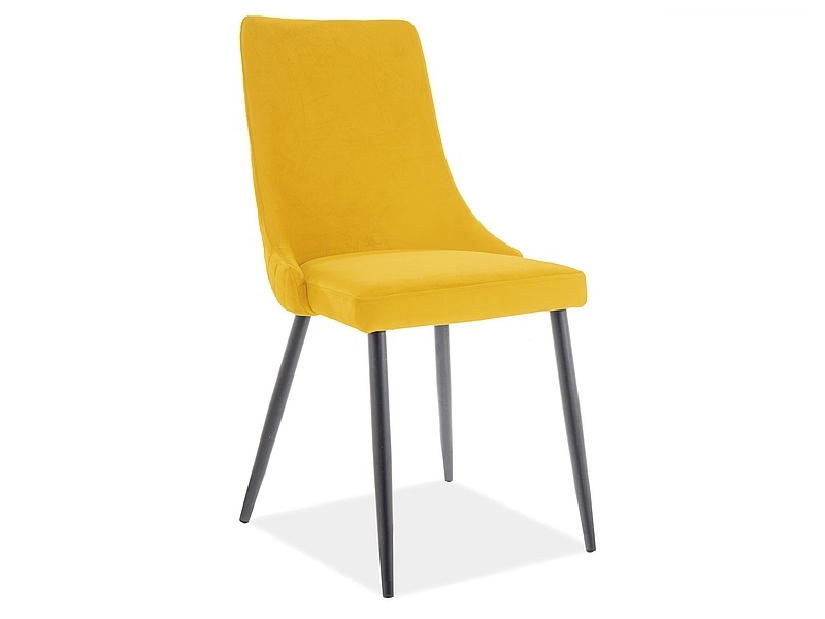 Jedálenská stolička Polly (žltá + čierna)