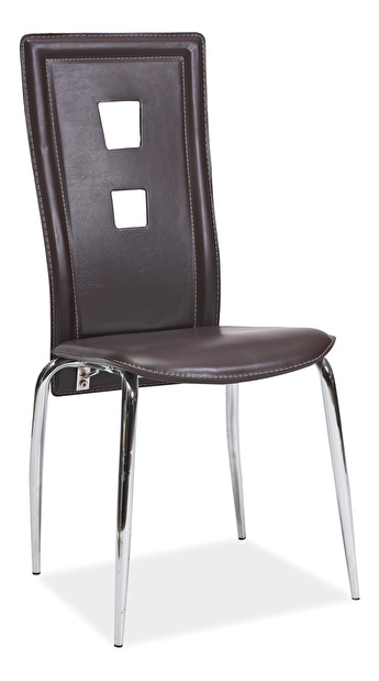 Jedálenská stolička H-165 hnedá