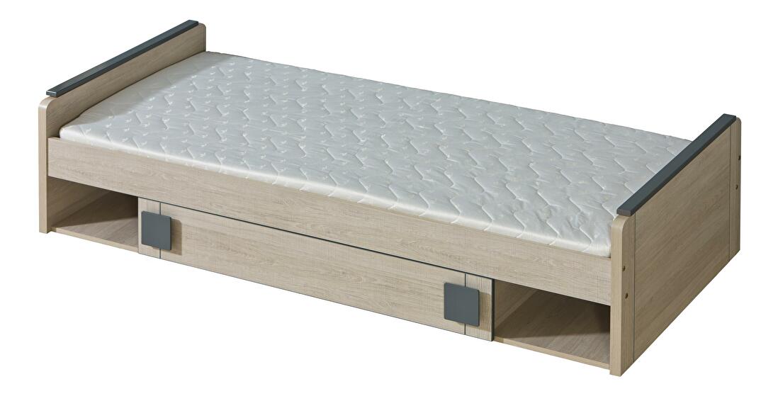 Jednolôžková posteľ 80 cm Gemo G13 (s roštom a úl. priestorom) *výpredaj