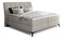 Manželská posteľ Boxspring 180 cm Alberto (béžová Soro 83) (s matracmi)