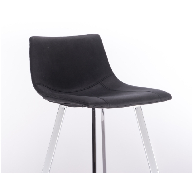 Barová stolička Deron (čierna)