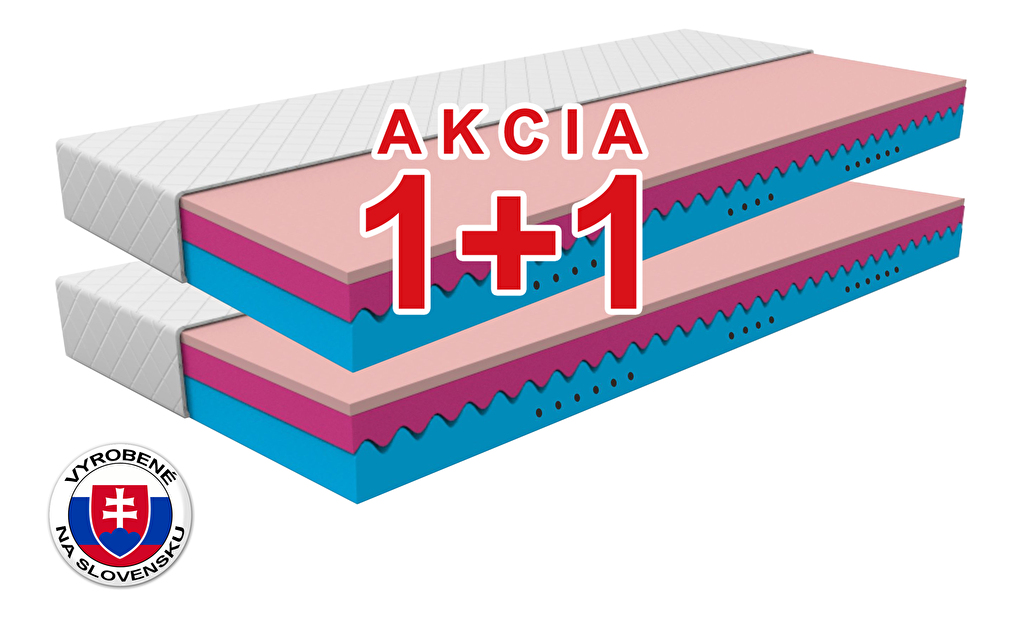 Penový matrac Dream Lux 200x80 cm (T3/T4) *AKCIA 1+1