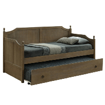 Jednolôžková posteľ s prístelkou 90 cm Byrma (dub antický) (bez matraca) *bazár