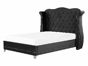 Manželská posteľ 140 cm Aidan (čierna) (s roštom)