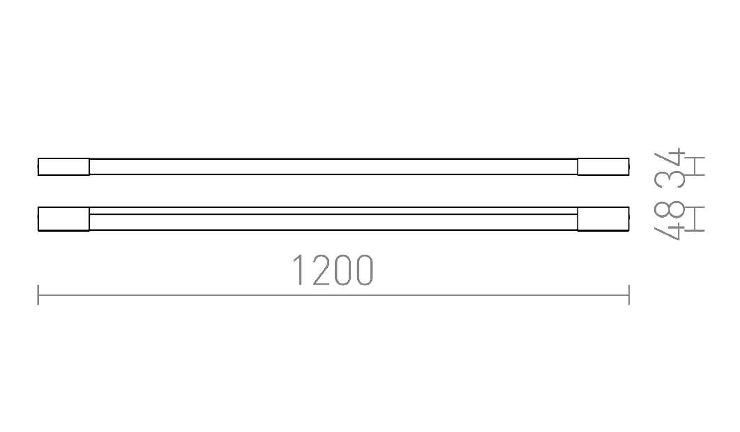 Nástenné svietidlo Amenity 120 230V LED 14W IP44 3000K (chróm)