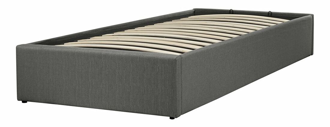 Dětská posteľ 90 cm DIJON (s roštom a úl. priestorom) (sivá)