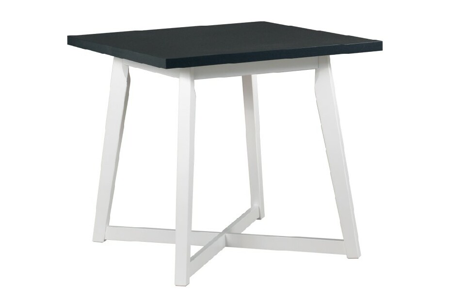 Jedálenský stôl Ouida 1 (čierna + biela) (pre 4 osoby)