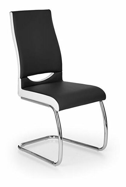 Jedálenská stolička Hamilton (čierna + biela)