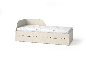 Jednolôžková postel Medoro ME9 (kašmír) (bez matraca)