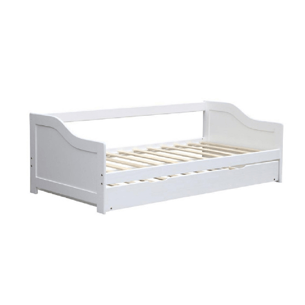 Detská posteľ s prístelkou 90 cm Intaria (biela)