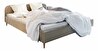 Manželská posteľ 160 cm - Lon (sivobéžová) (bez roštu a úložného priestoru)