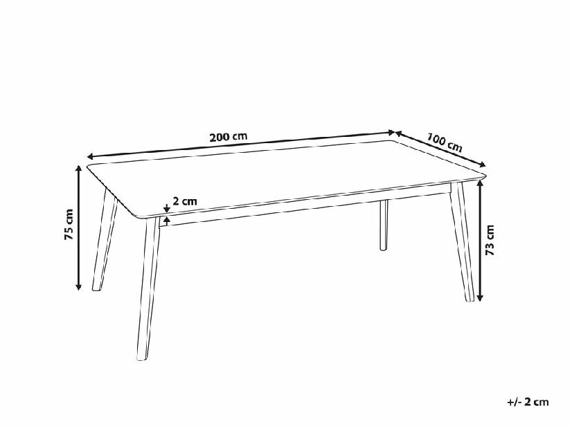 Jedálenský stôl Medo (pre 8 osôb) (tmavé drevo)