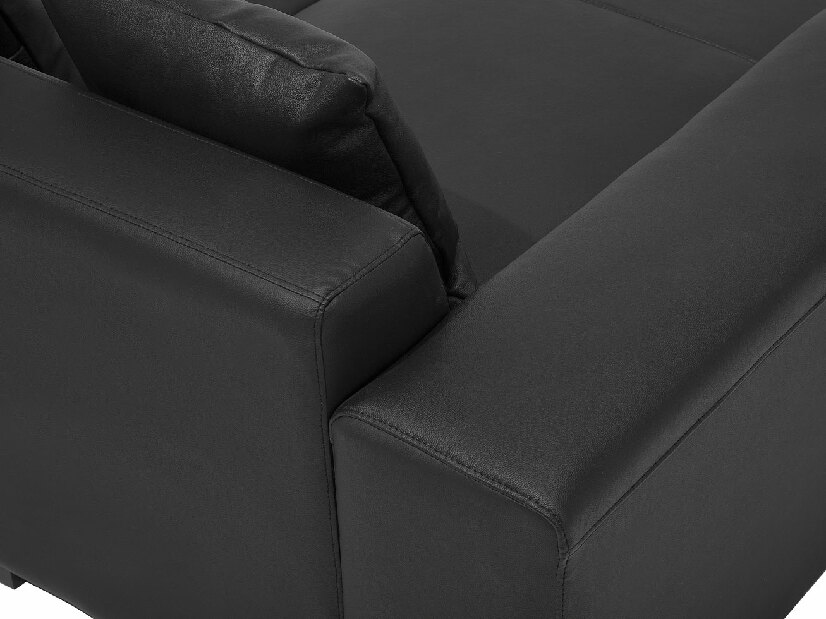 Rohová sedačka Lund (čierna) (P)