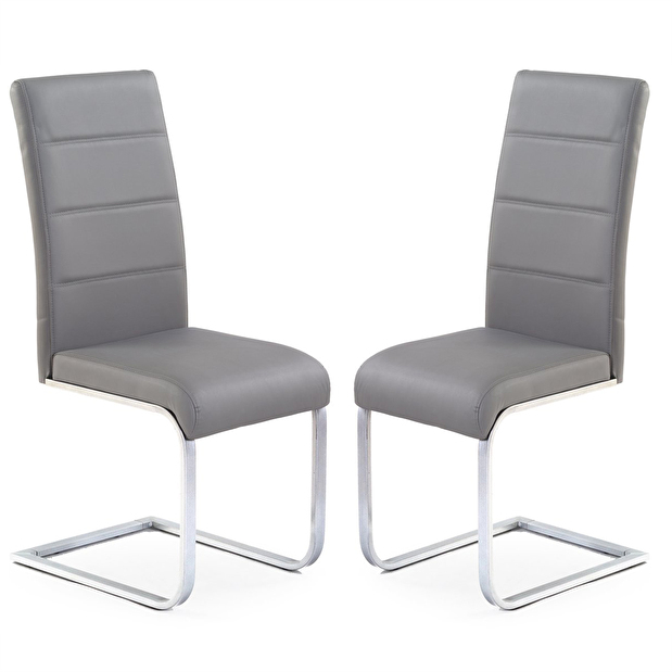 Jedálenská stolička (2 ks) K85 (sivá) *výpredaj