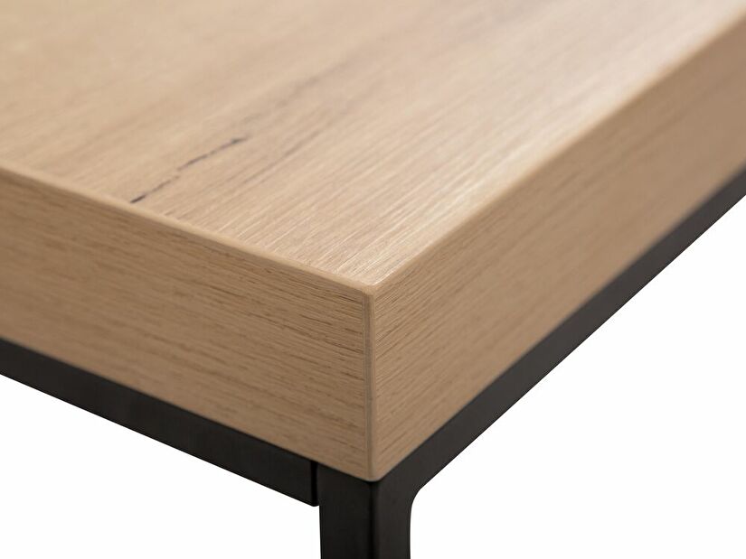 Príručný stolík DELAND (MDF) (svetlé drevo)