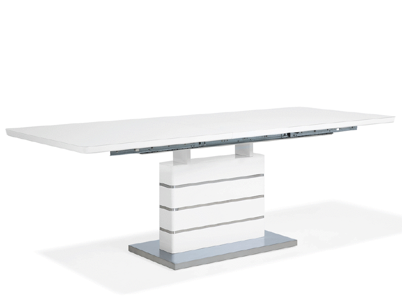 Jedálenský stôl Haldia (pre 4 osoby) (biela)